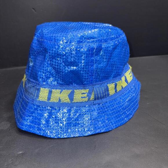 IKEA Knorva Frakta Blue Bucket Hat Unisex One Size Fishing Cap Lightweight - Picture 11 of 15